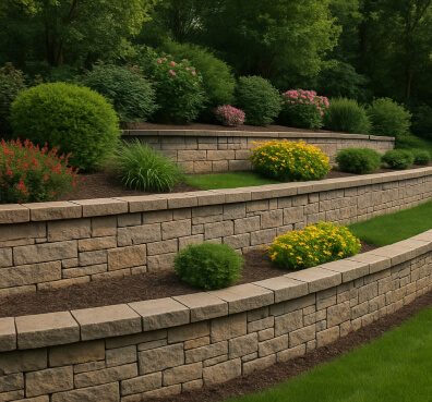 retaining walls & steps